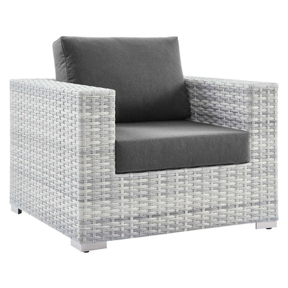 Convene 3-Piece Outdoor Patio Set - Light Gray Charcoal