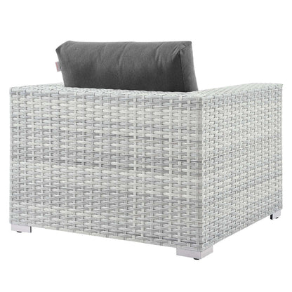 Convene 3-Piece Outdoor Patio Set - Light Gray Charcoal