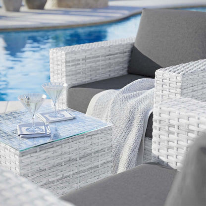 Convene 3-Piece Outdoor Patio Set - Light Gray Charcoal