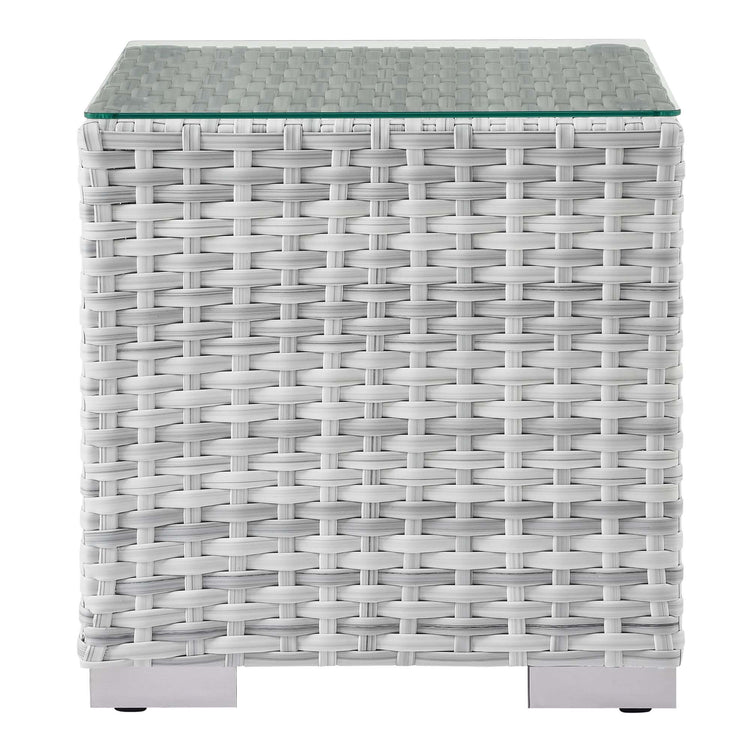 Convene 3-Piece Outdoor Patio Set - Light Gray Light Blue
