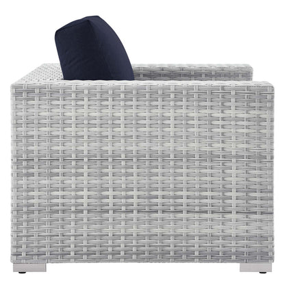 Convene 3-Piece Outdoor Patio Set - Light Gray Navy