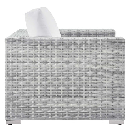 Convene 3-Piece Outdoor Patio Set - Light Gray White