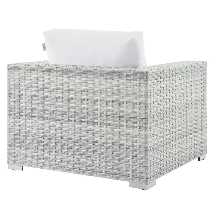 Convene 3-Piece Outdoor Patio Set - Light Gray White