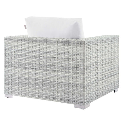 Convene 3-Piece Outdoor Patio Set - Light Gray White