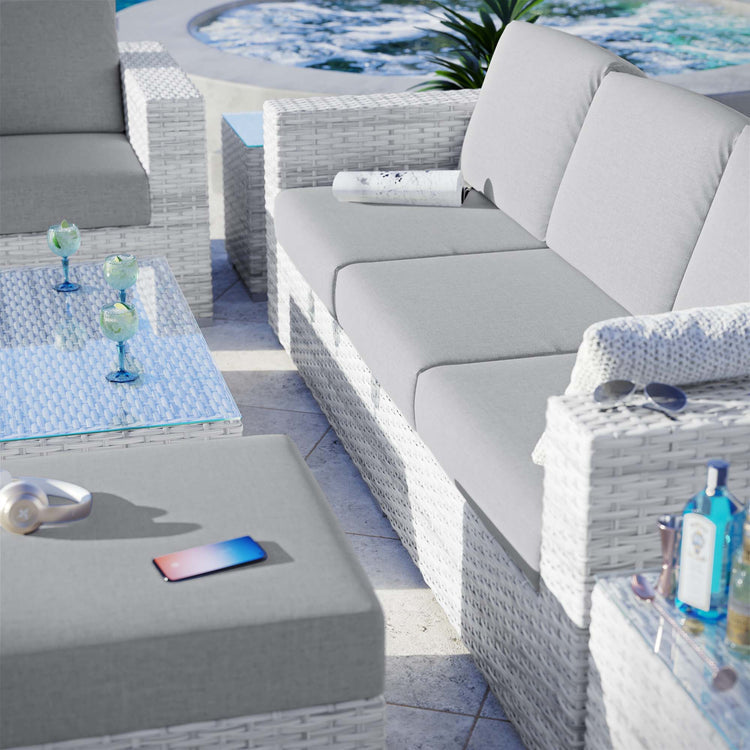 Convene 6-Piece Outdoor Patio Set - Light Gray Gray