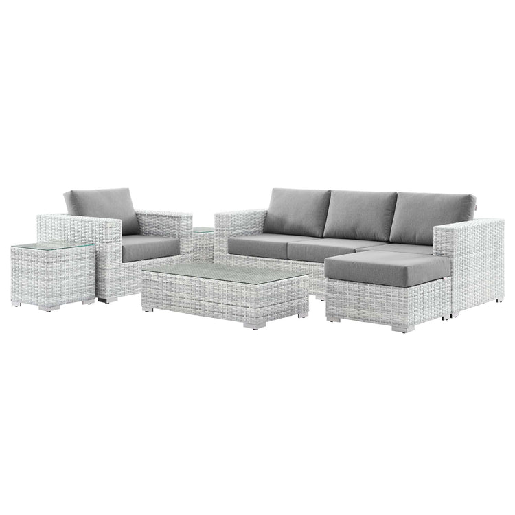 Convene 6-Piece Outdoor Patio Set - Light Gray Gray