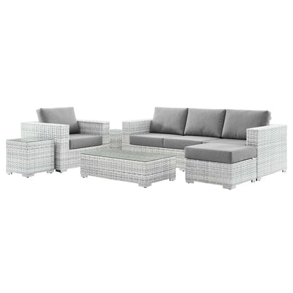 Convene 6-Piece Outdoor Patio Set - Light Gray Gray