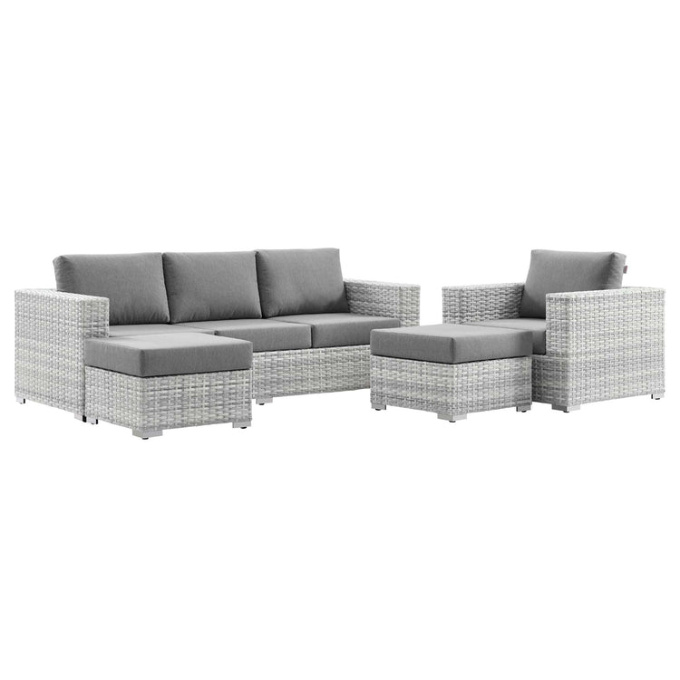 Convene 4-Piece Outdoor Patio Set - Light Gray Gray