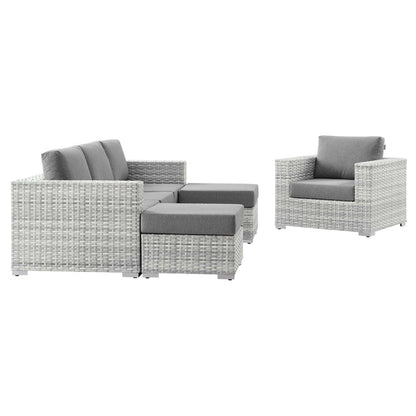 Convene 4-Piece Outdoor Patio Set - Light Gray Gray
