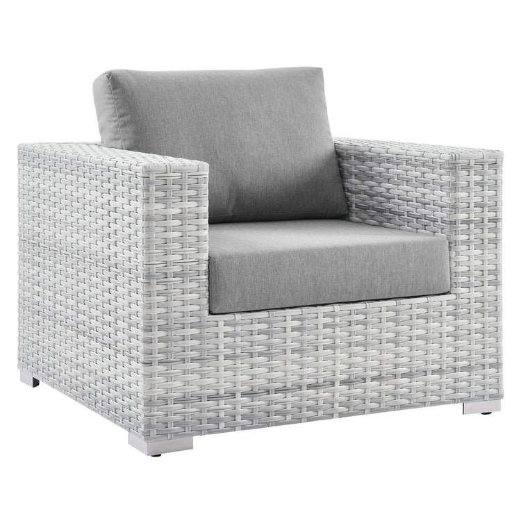 Convene 4-Piece Outdoor Patio Set - Light Gray Gray