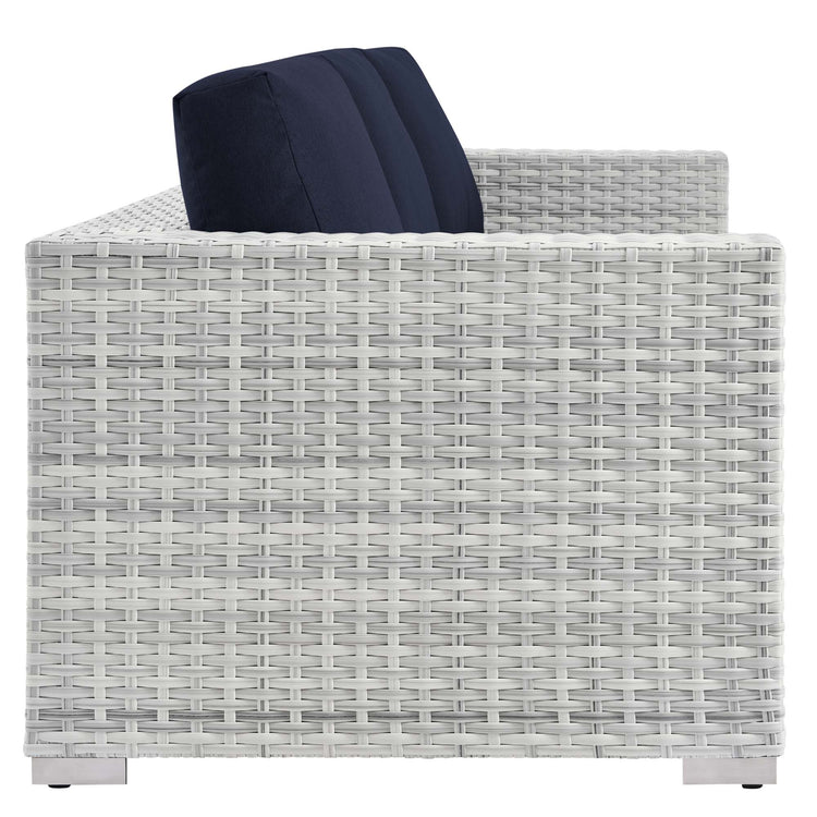 Convene 4-Piece Outdoor Patio Set - Light Gray Navy