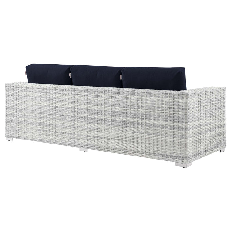 Convene 4-Piece Outdoor Patio Set - Light Gray Navy