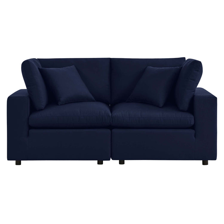 Commix Sunbrella® Outdoor Patio Loveseat - Navy