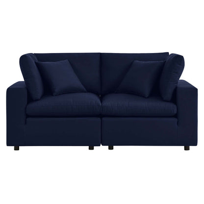 Commix Sunbrella® Outdoor Patio Loveseat - Navy