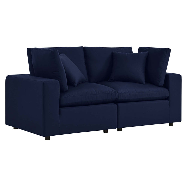Commix Sunbrella® Outdoor Patio Loveseat - Navy