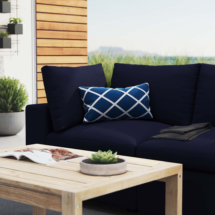 Commix Sunbrella® Outdoor Patio Loveseat - Navy