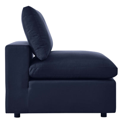 Commix Overstuffed Outdoor Patio Sofa - Navy