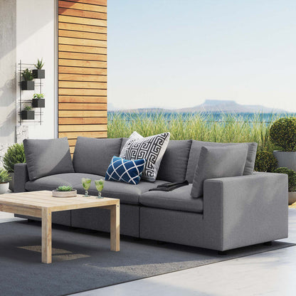 Commix Sunbrella® Outdoor Patio Sofa - Gray