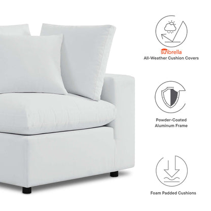Commix Sunbrella® Outdoor Patio Sofa - White