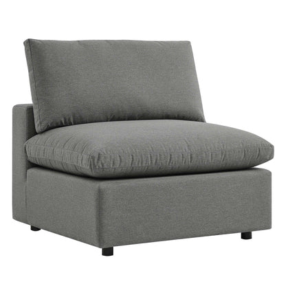 Commix 4-Piece Outdoor Patio Sectional Sofa - Charcoal