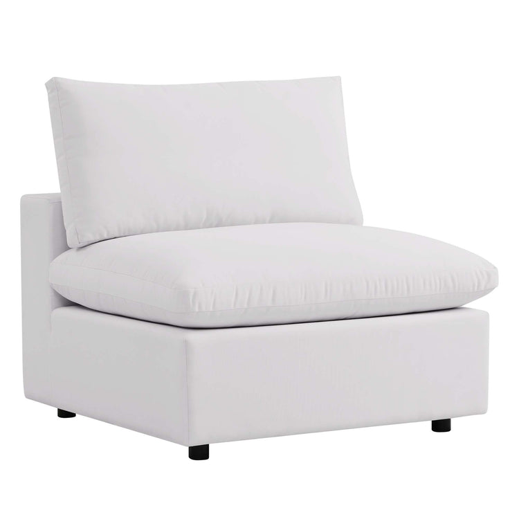Commix 4-Piece Outdoor Patio Sectional Sofa - White
