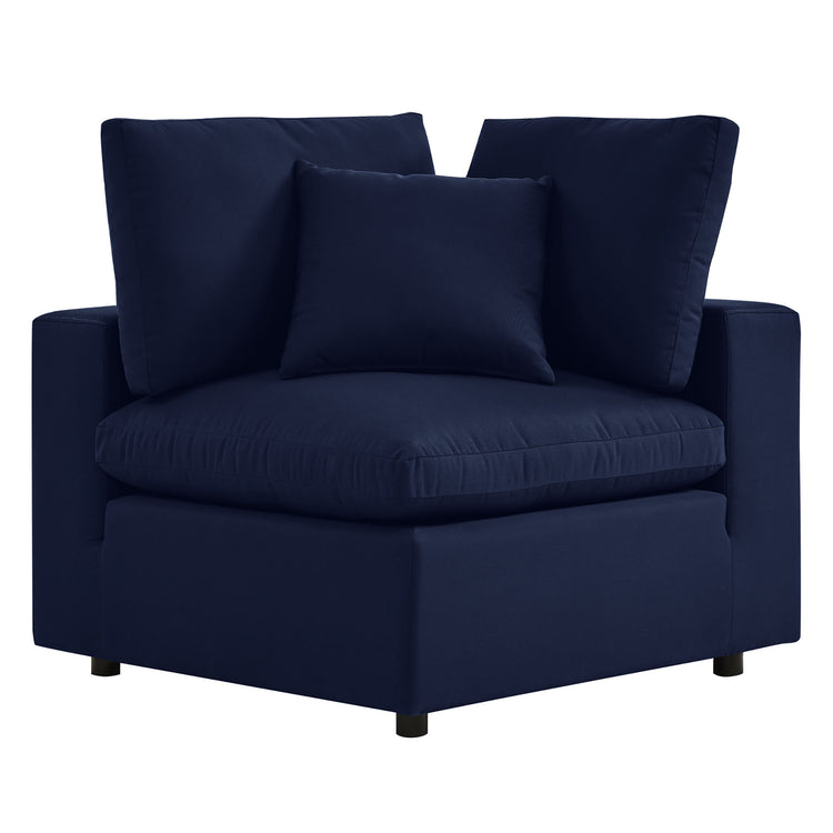 Commix 4-Piece Sunbrella® Outdoor Patio Sectional Sofa - Navy