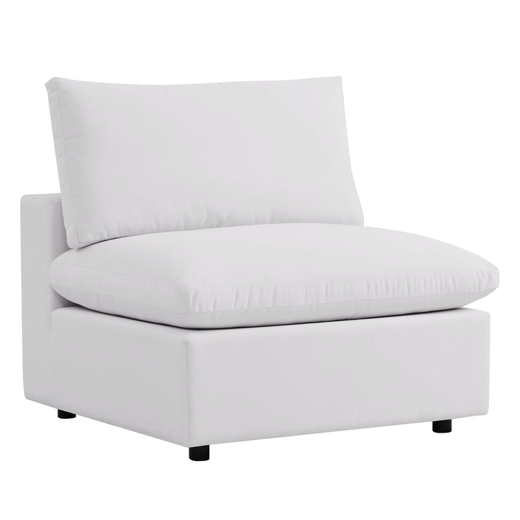 Commix 6-Piece Outdoor Patio Sectional Sofa - White