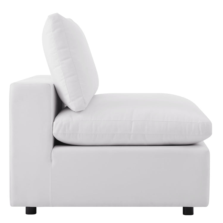 Commix 6-Piece Outdoor Patio Sectional Sofa - White