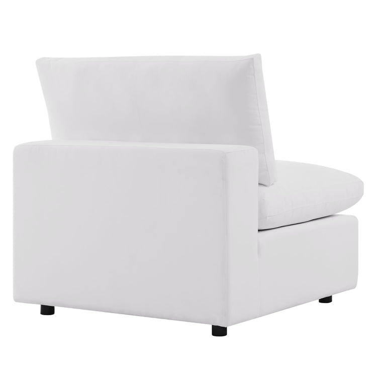 Commix 6-Piece Outdoor Patio Sectional Sofa - White