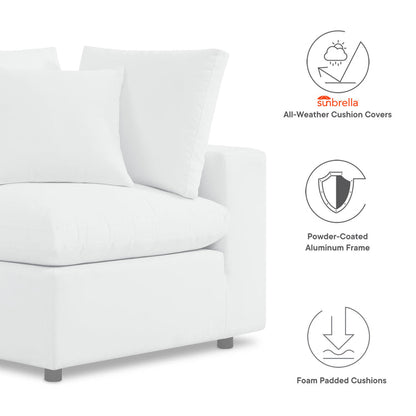 Commix 6-Piece Sunbrella® Outdoor Patio Sectional Sofa - White
