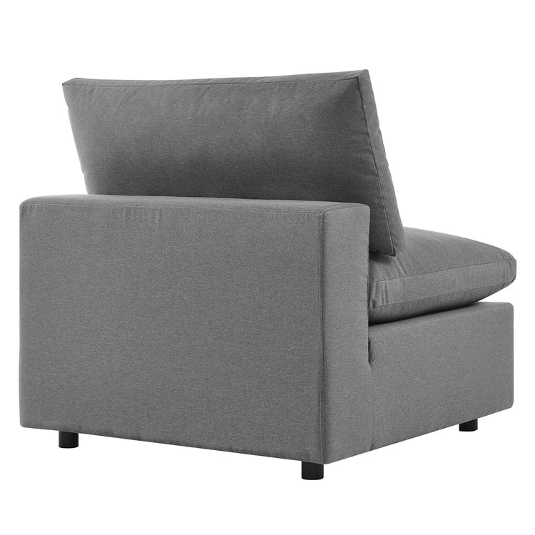 Commix 5-Piece Outdoor Patio Sectional Sofa - Charcoal