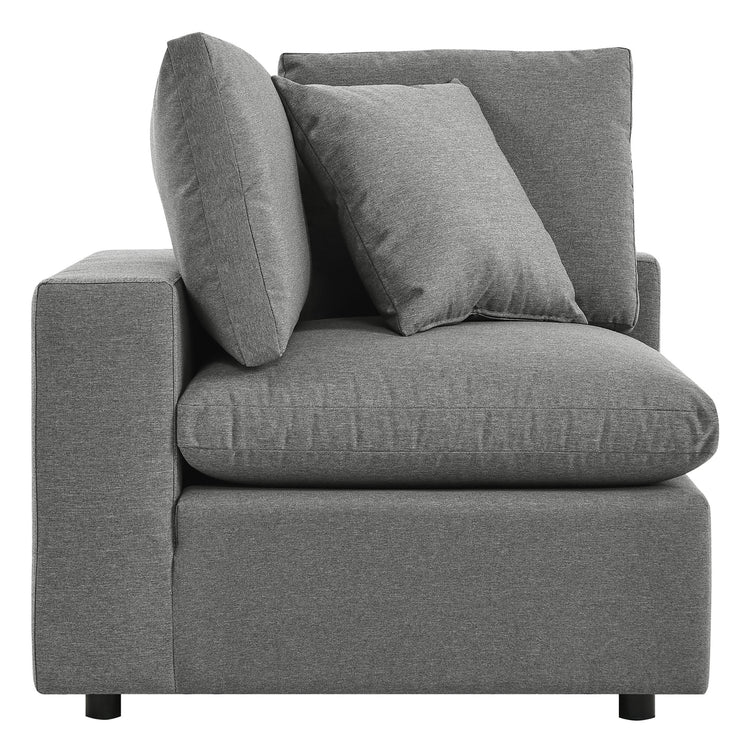 Commix 7-Piece Outdoor Patio Sectional Sofa - Charcoal