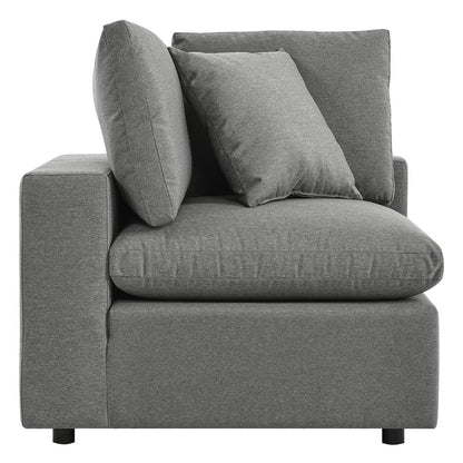 Commix 7-Piece Outdoor Patio Sectional Sofa - Charcoal