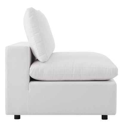 Commix 7-Piece Outdoor Patio Sectional Sofa - White