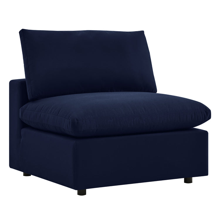 Commix 7-Piece Sunbrella® Outdoor Patio Sectional Sofa - Navy