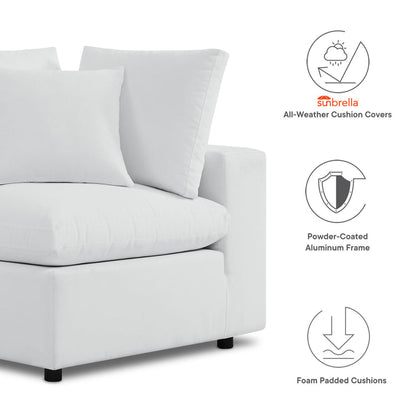 Commix 7-Piece Sunbrella® Outdoor Patio Sectional Sofa - White