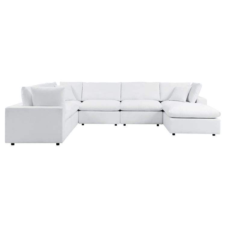 Commix 7-Piece Sunbrella® Outdoor Patio Sectional Sofa - White