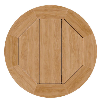 Brisbane Teak Wood Outdoor Patio Side Table - Default Title