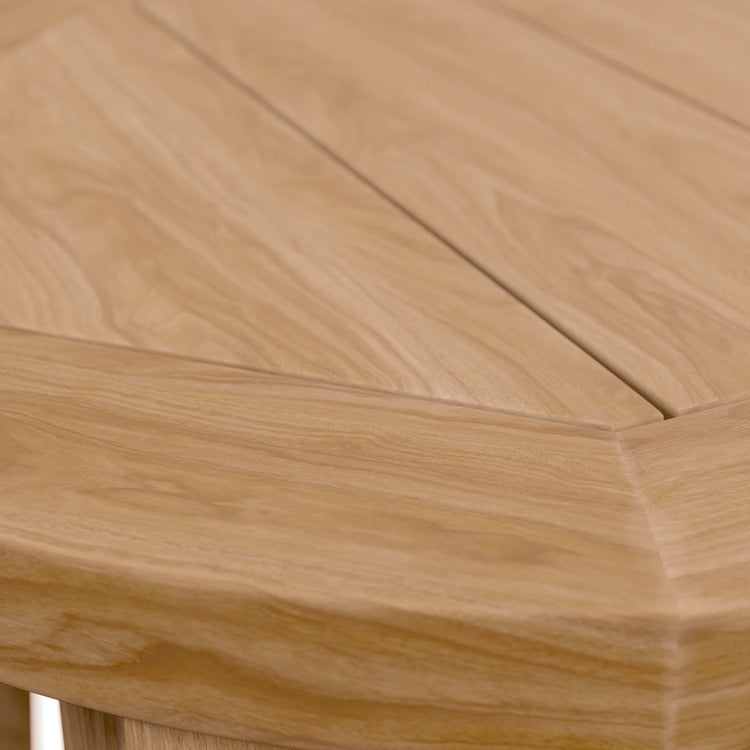 Brisbane Teak Wood Outdoor Patio Side Table - Default Title