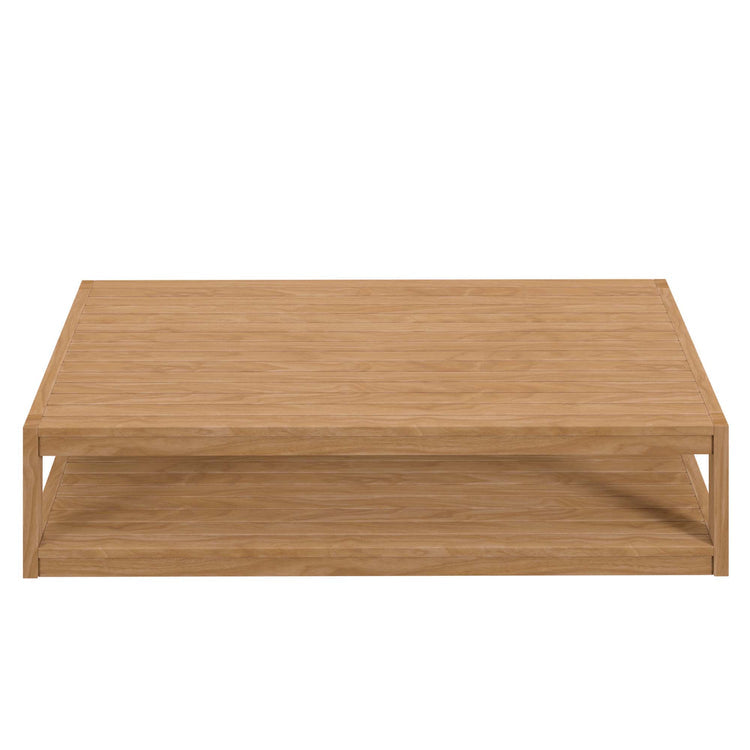 Carlsbad Teak Wood Outdoor Patio Coffee Table - Default Title