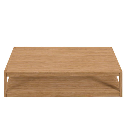 Carlsbad Teak Wood Outdoor Patio Coffee Table - Default Title