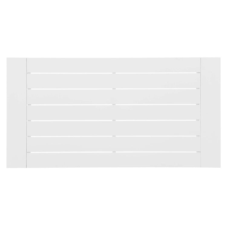 Tahoe Outdoor Patio Powder-Coated Aluminum Coffee Table - White