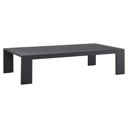 Tahoe 3-Piece Outdoor Patio Powder-Coated Aluminum Set - Gray Charcoal