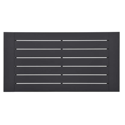 Tahoe 3-Piece Outdoor Patio Powder-Coated Aluminum Set - Gray Charcoal