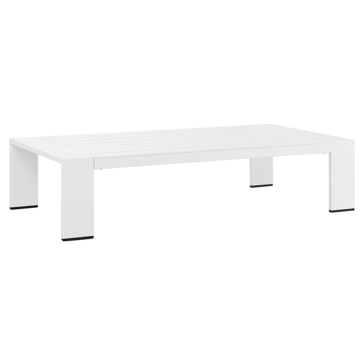 Tahoe 3-Piece Outdoor Patio Powder-Coated Aluminum Set - White White