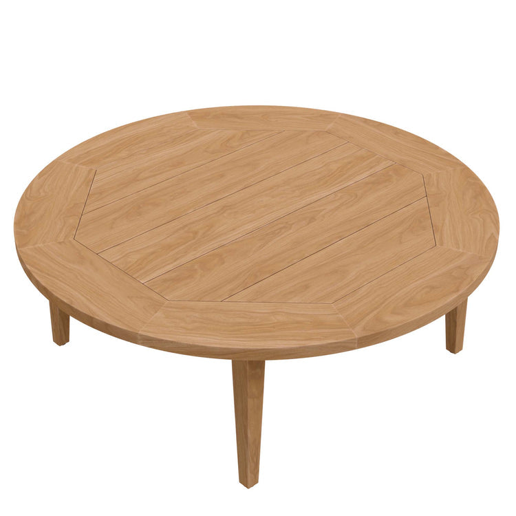 Brisbane 6-Piece Teak Wood Outdoor Patio Set - Natural Light Brown