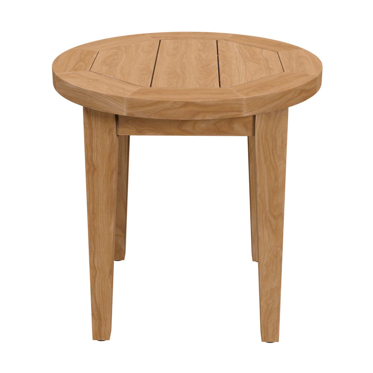 Brisbane 6-Piece Teak Wood Outdoor Patio Set - Natural White