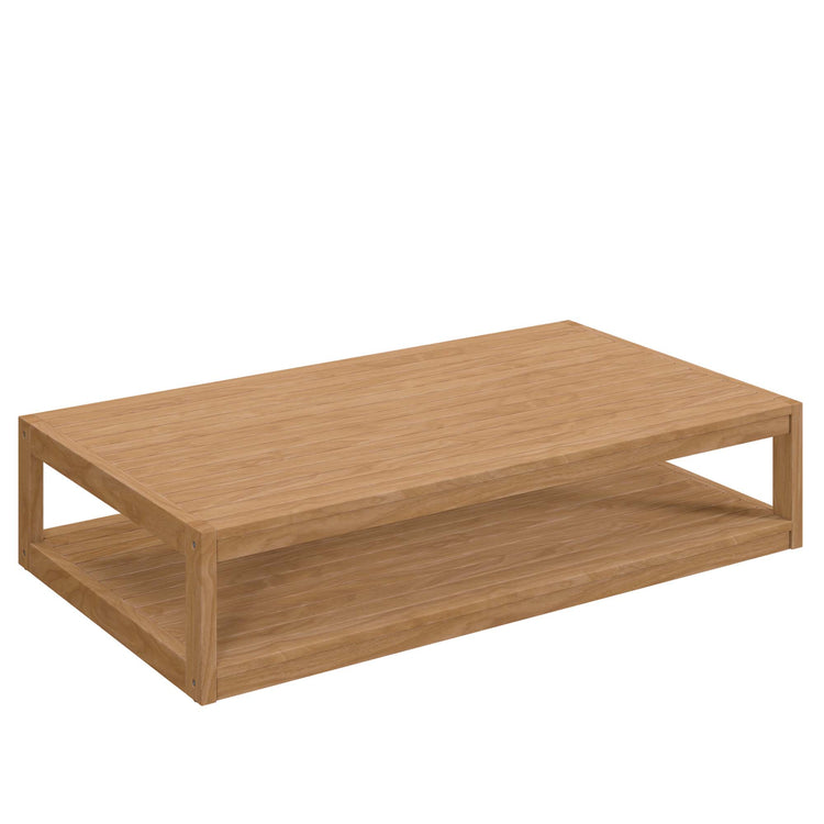 Carlsbad 6-Piece Teak Wood Outdoor Patio Set - Natural Navy