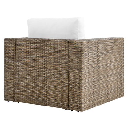 Convene Outdoor Patio Armchair - Cappuccino White