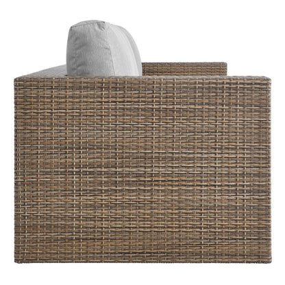 Convene 2-Piece Outdoor Patio Furniture Set - Cappuccino Gray